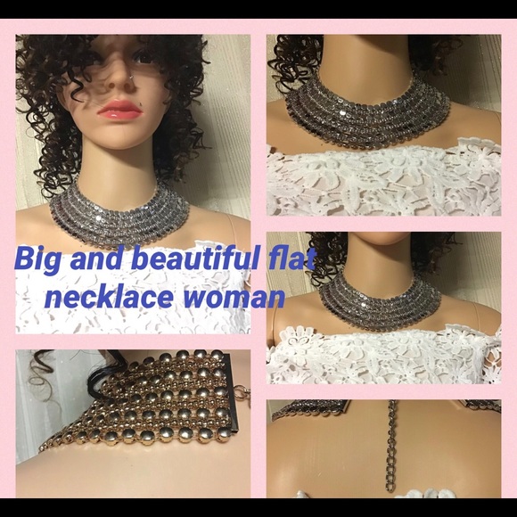 Big and Beautiful Maxi Necklaces for Women Fashion Choker Statement Necklace - Picture 6 of 13